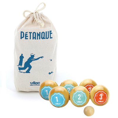 Jeu de pétanque en bois Rétro VILAC