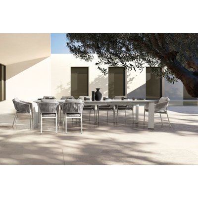 Fauteuils de jardin en métal et polypropylène (lot de 4) - CANNES HELLIN, DEPUIS 1862