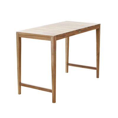 Table haute de jardin en teck massif  MALTE BERAH GETAH