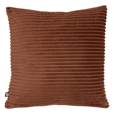 Coussin carré déhoussable en velours côtelé ARUM ATMOSPHERA