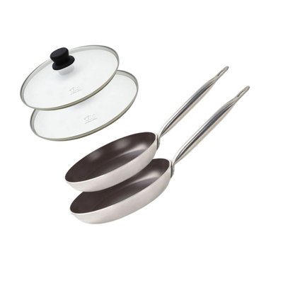 Lot 2 poêles de cuisson avec revêtement céramique sans PFAS ELO