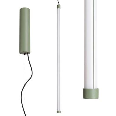 Suspension Acier Sauge LED 1 Trang EDEN