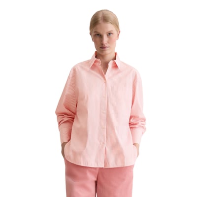 Blouse à rayures oversize en popeline de coton premium MARC O'POLO