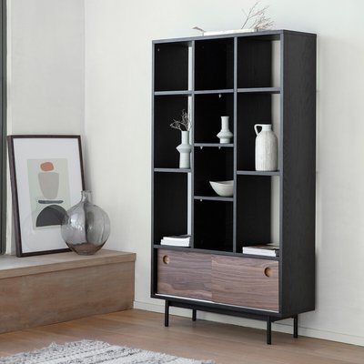 Tirupati Mid Century Walnut Display Unit SO'HOME