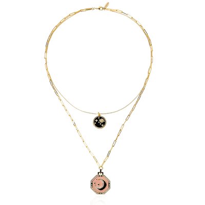 Collier multirang avec pendentifs et strass EKLIPSE HIPANEMA