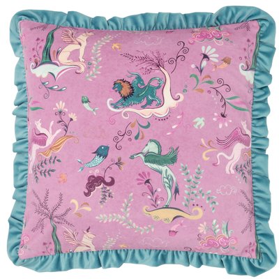 Athena Velvet Filled Cushion FURN.