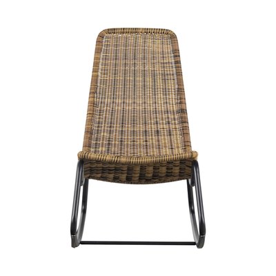 Fauteuil à bascule de jardin en rotin TOM WOOOD
