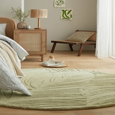 Tapis en laine rond FEUILLAGE FLAIR RUGS