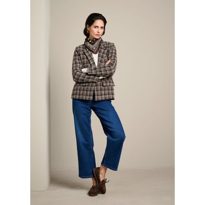 Blazer en tweed boutonné LOLALIZA