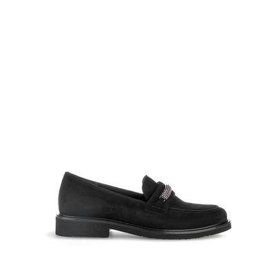 Mocassins en velours à talon décroché GABOR