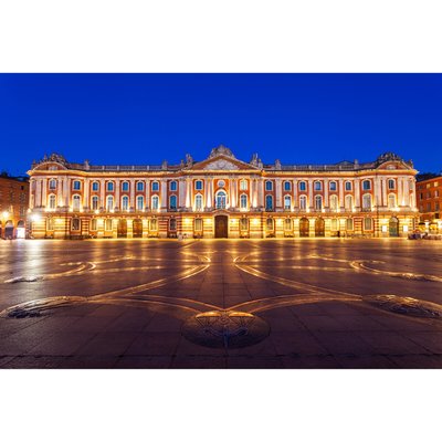 Tableau Mural Capitole De Toulouse De Nuit ARCHITECTURE CEANOTHE