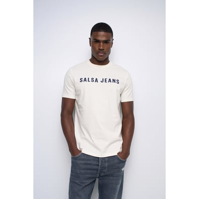 T-SHIRT AVEC BRANDING SALSA JEANS