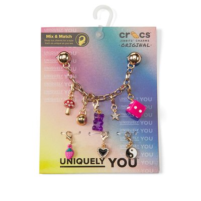 Set di 5 Jibbitz Custom Charm Chain CROCS