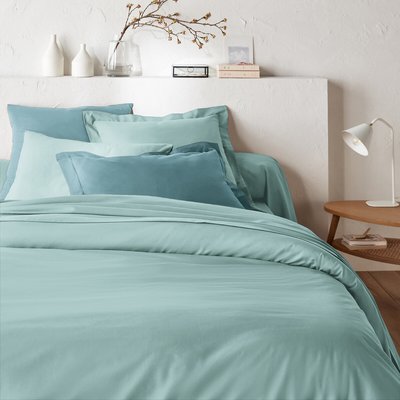 Housse de couette zippée unie en coton, Scénario LA REDOUTE INTERIEURS