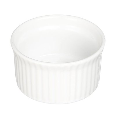 Ramequin en Céramique Blanche  Diamètre 9 cm EDEN