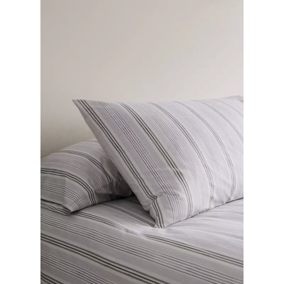 Taie d’oreiller 100 % coton à rayures 45x110 cm MANGO HOME