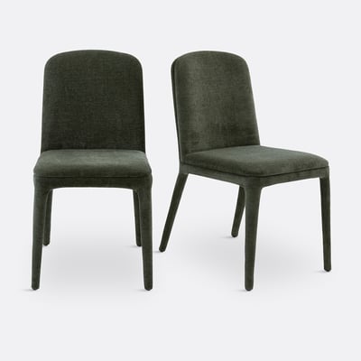 Lot de 2 chaises gainées tissu, Wilga LA REDOUTE INTERIEURS