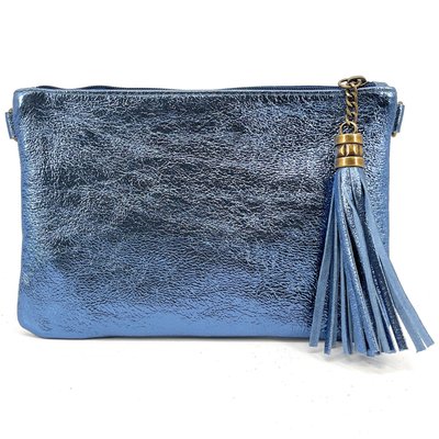 Pochette en cuir grainé irisé MORGANE OH MY BAG