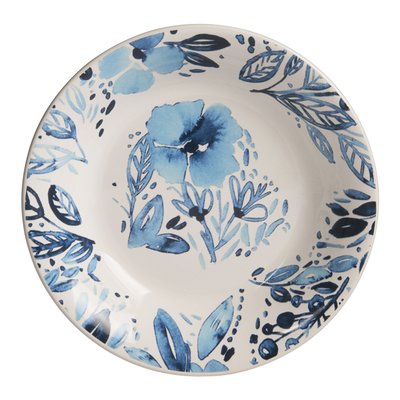 Assiette creuse   20,5 cm (lot de 6)-JARDIN BLEU TREND UP