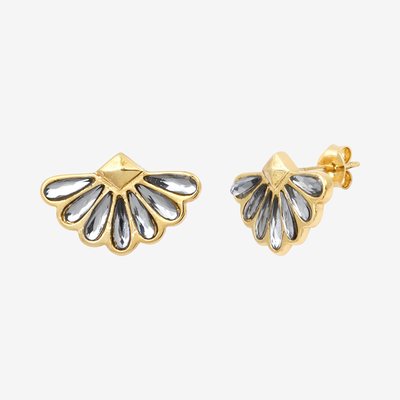Boucles d'oreilless dorées - CALYPSO CAROLINE NAJMAN