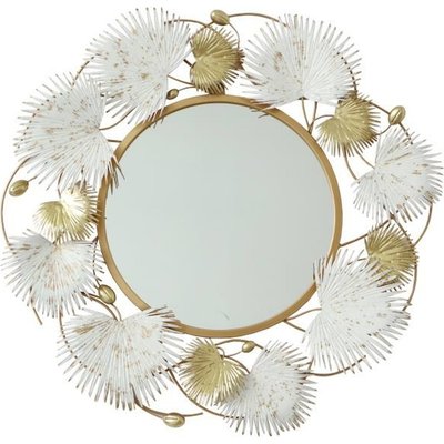 Miroir en métal, feuilles dorées, Glam RECOLLECTION