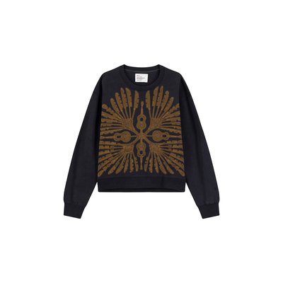 Langarm-Sweatshirt SORTIE mit Stickereien und Rundhalsausschnitt LEON & HARPER