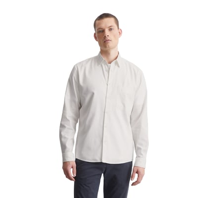 Chemise regular en mélange de coton biologique et de lyocell MARC O'POLO
