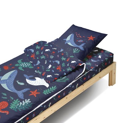 Caradou® sans couette Océan Parure de lit enfant BLEU CALIN