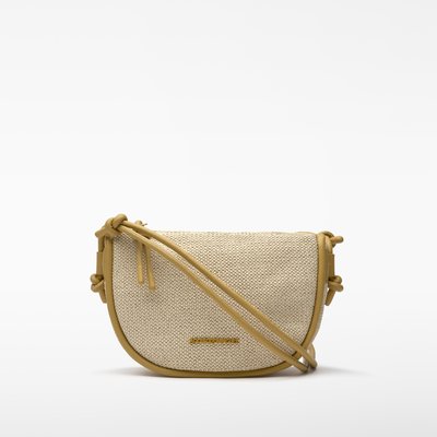 Sac à bandoulière Luna texture raphia ADOLFO DOMINGUEZ