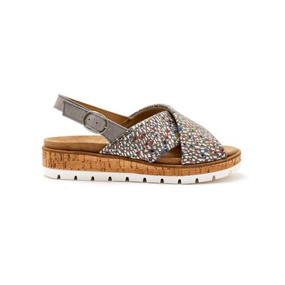 Sandales extensibles doublure cuir PEDICONFORT