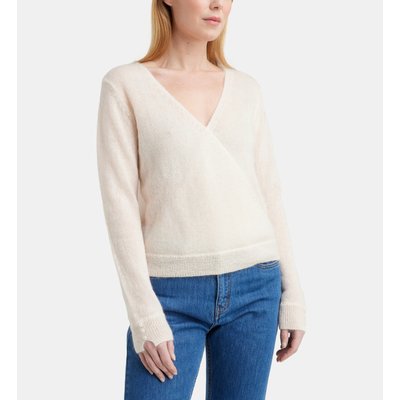Pull Court En Maille Douce Arielle Laine Mélangée GALERIES LAFAYETTE