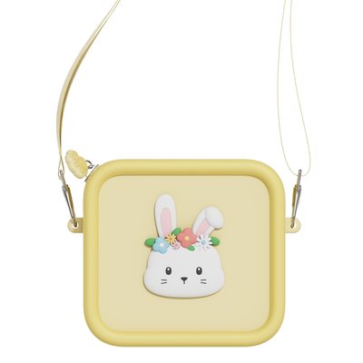 Sac en silicone LAPIN DES FLEURS THE ZOOFAMILY