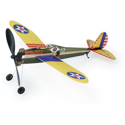 Avion à élastique vert VILAC