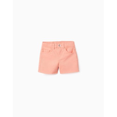 Short en Sergé avec Ourlets Effilochés ZIPPY