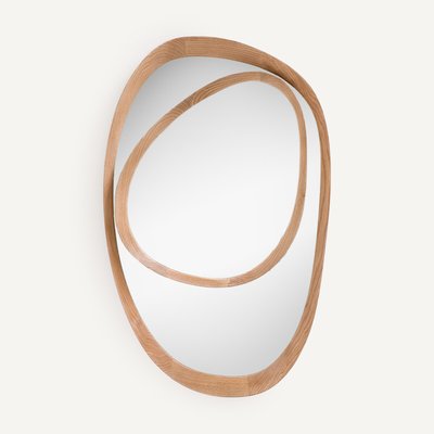 Miroir asymétrique, cadre en chêne H100 cm, Belize AM.PM