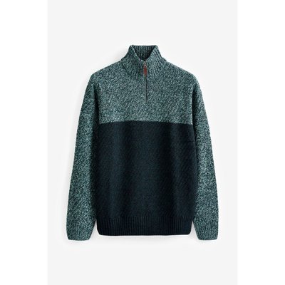 Pull standard torsadé col zippé NEXT