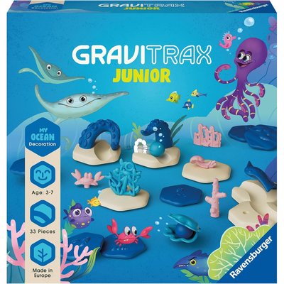 Gravitrax Junior - Set d'extension My Océan 33 pièces - Circuit de billes RAVENSBURGER