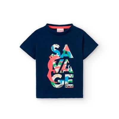 T-shirt à manches courtes avec col rond BOBOLI