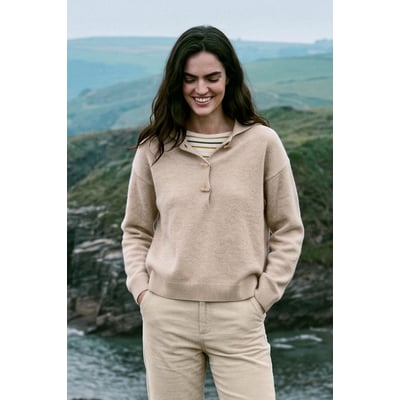 Pull col vareuse - laine ARMOR-LUX