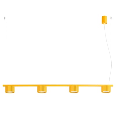 Lustre Aluminium Jaune Gx53 4 AURA EDEN