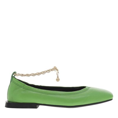Ballerines cuir talon décroché bas MJUS