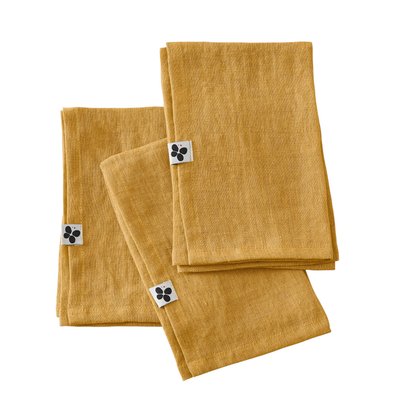 3 Serviettes de table en lin Soline EDEN
