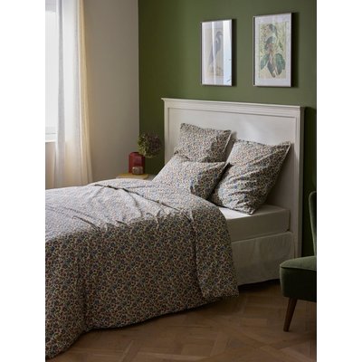 Housse de couette percale de coton "BALI VERT" CYRILLUS
