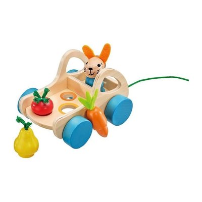 Verdurino véhicule en bois à tirer SELECTA