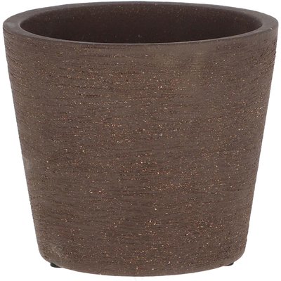 Pot de fleur en terre cuite non verni marron 13 cm JARDINDECO
