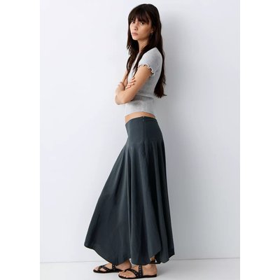 Jupe midi drapée MANGO TEEN
