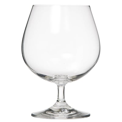 Lot de 4 verres à cognac en verre cristallin 40 cl COGNAC SECRET DE GOURMET