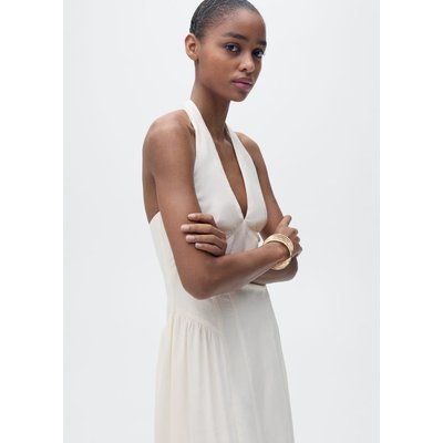 Robe lin emmanchures américaines MANGO