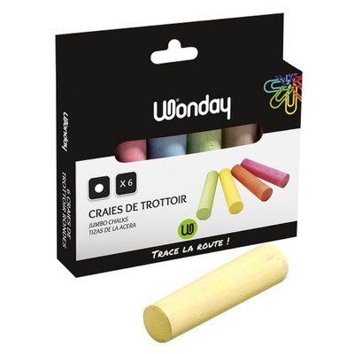 Craie de trottoir ronde 6 piece(s) MERCIER