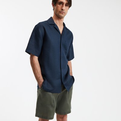 Short Sleeve Linen Shirt LA REDOUTE COLLECTIONS